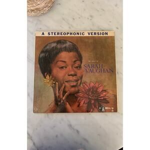 Vintage "The Voice of Sarah Vaughan" Vinyl Record